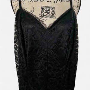 Torrid Black lace cami bodysuit